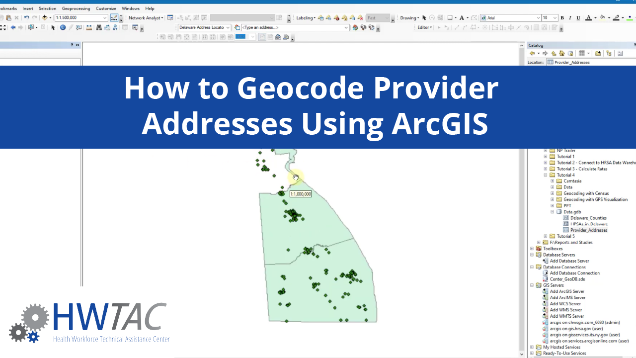 How To Geocode Provider Addresses Using ArcGIS 